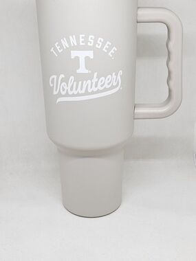Tennessee Volunteers Insulated Travel Mug with Handle - White